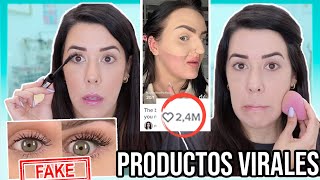 Probando LOREAL TELESCOPIC LIFT, MAYBELLINE SUPER STAY,.. | MAQUILLAJE VIRAL ¿nos mienten?