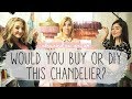 Would You Buy Or DIY This Fringe Chandelier?!