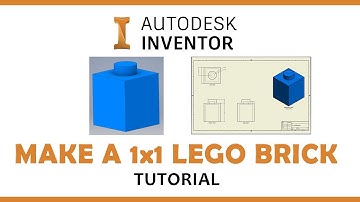 Autodesk Inventor Tutorial - 1x1 Lego Brick