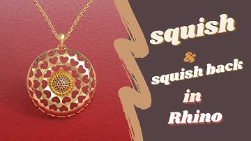 How to make squish in Rhino 6