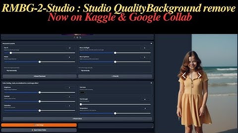 "BRIA-RMBG 2.0: Background Removal & Editing Now on Google Colab & Kaggle!"