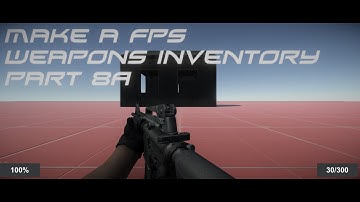 Unity 3D Tutorial Make a FPS Game ( Weapon/ Heals Inventory) Part 8A  C#