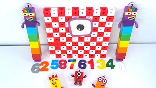 Learn numbers NUMBERBLOCKS Simply Math 1 to 10 | Kindergarten Educational Videos Toddlers Learning