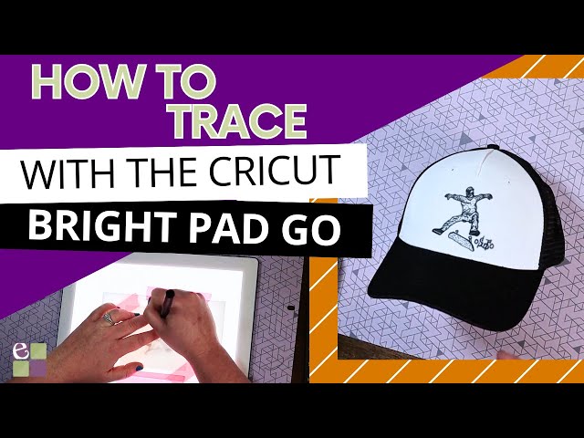 Using the Cricut Bright Pad Go to Trace // Child's drawing on a