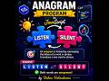 Anagram program with JavaScript