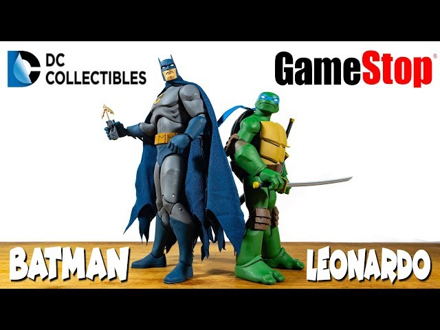 DC Collectibles: Batman vs Teenage Mutant Ninja Turtles GameStop Exclusive  Batman & Leonardo and Robin & Raphael Review