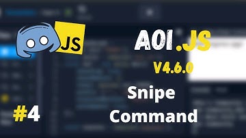 Ep 04 | Snipe Command #aoijs #discord