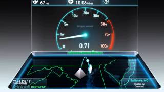 Clearwire 4G WiMAX Speed Test