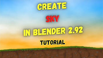 How to create sky in blender | Blender sky | Blender tips: Dynamic Sky addons