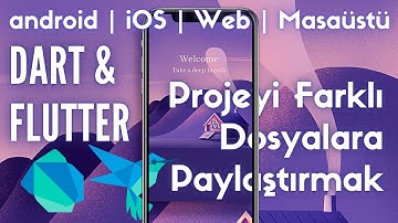 15# Flutter Projesini Farklı Dosyalara Paylaştırmak | Flutter ile Mobil Uygulama Geliştirme Eğitimi