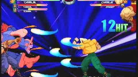 MvC2: Charlie 3x Sonic Break Combo [Tenderloin]