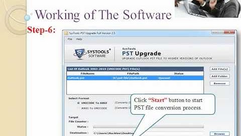 Convert ANSI to Unicode PST File format with the help of PST Upgrade Software