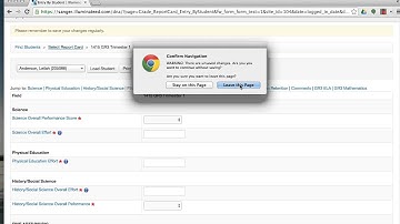 Illuminate - Report Card Entry