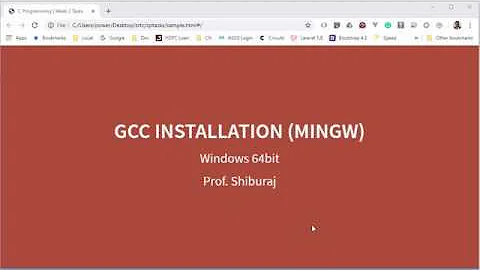 How to compile C programs using GCC and MingW