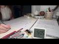 1 Hour Exam Prep Study With Me | Pencil Writing ASMR, No Talking