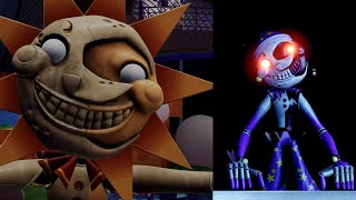 Five Nights at Freddy's: Security Breach - Sun Bot Turns Into Moon Bot Scene