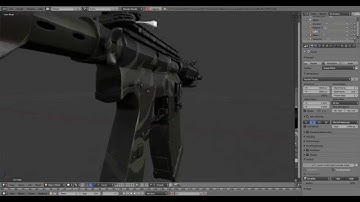 custom Ar 15 in Blender