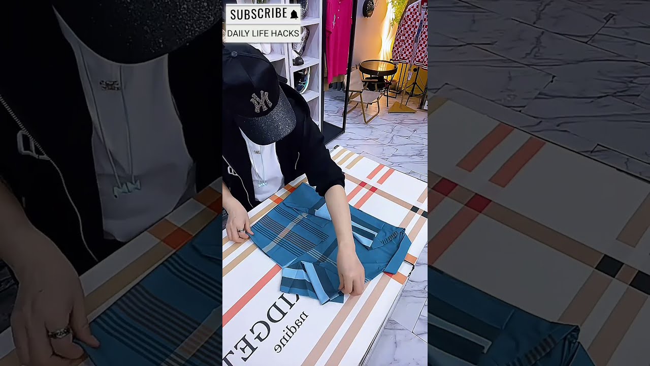 How To Fold Clothes For Travel 23 Youtubeshorts Shorts Foldinghacks