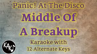 Middle Of A Breakup Karaoke - Panic! At The Disco Instrumental Lower Higher Female Original Key