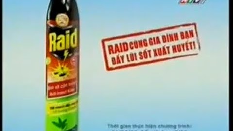 Quảng cáo Bình xịt côn trùng Raid (Chương trình phòng chống sốt xuất huyết* - 2008)