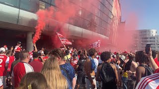 Arsenal fans celebrate Title Win at the Emirates Stadium 2026
