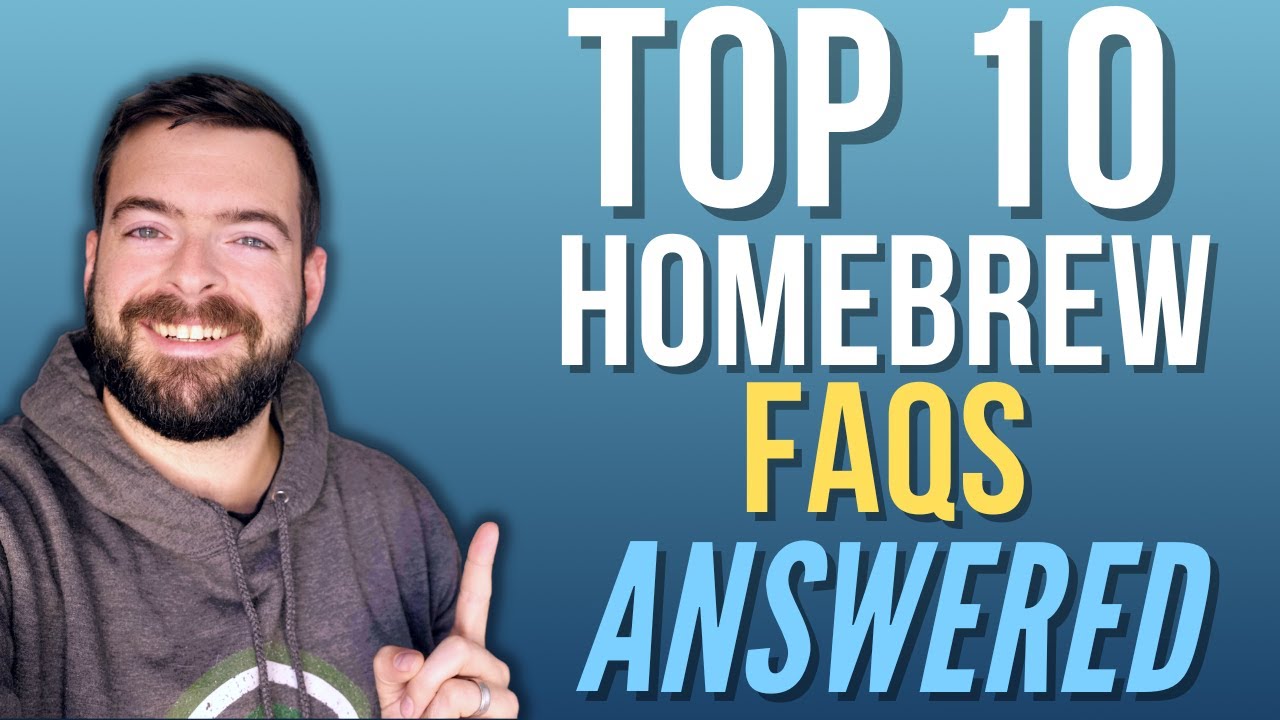Answering Your TOP 10 HOMEBREWING QUESTIONS in Detail!
