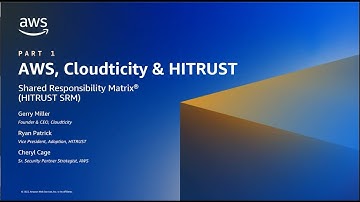 AWS, Cloudticity & HITRUST Shared Responsibility Matrix (HITRUST SRM)