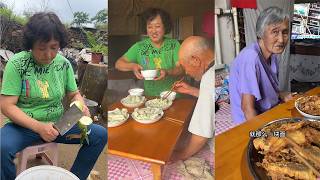 【八零徐姥姥】在農村做飯有多爽?食材現摘現做,鮮掉眉毛#家庭菜 #food #美食做法 #农村生活 #搞笑