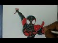 drawing Miles Morales From Spider-Man: Into the Spider Verse | Trinankur Neogi