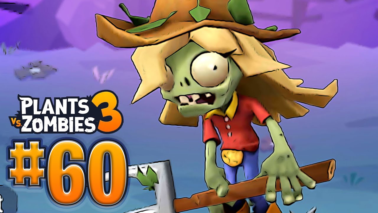 Plants vs Zombies 3 Gameplay Part 60 - Farm Zombie - Pitchfork Zombie