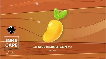 Inkscape Tutorial | Mango Gradient Mesh Icon
