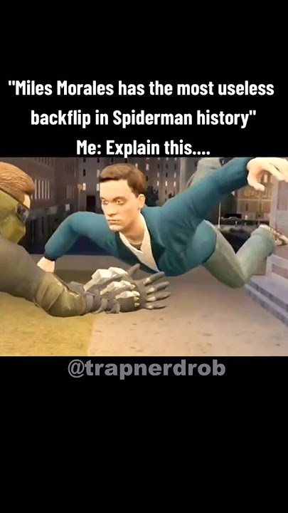 Why did he jump into bro's hands? 💀