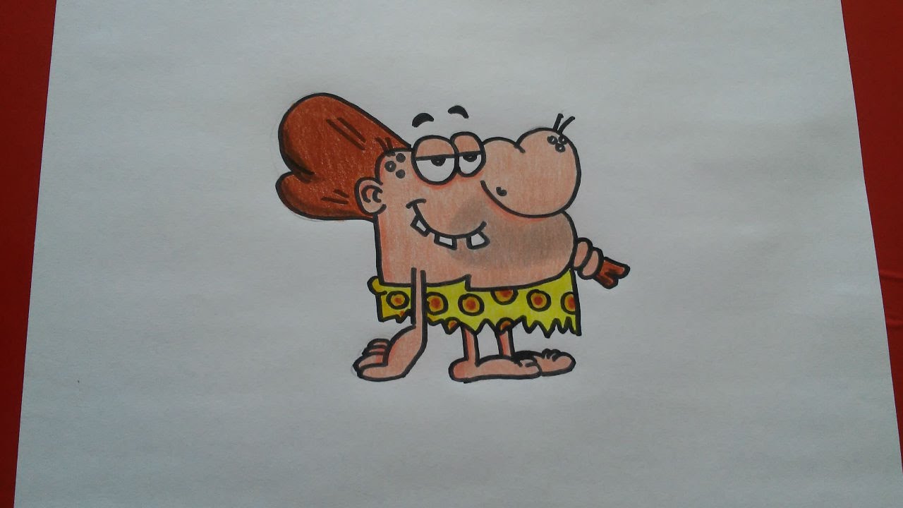 COMO DIBUJAR UN CAVERNICOLA PASO A PASO - HOW TO DRAW A CAVEMAN - thptnganamst.edu.vn