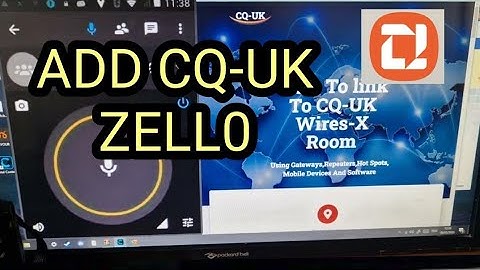 ZELLO - Add CQ-UK for Hams & New Contacts