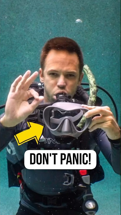 Scuba mask fell off? Don’t panic, do this!