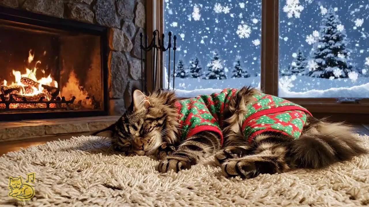 Deep Sleep Music For Cat 🐈 Soothing Sounds Reduce Anxiety & Calms Your Cat and Relaxation 🐾🎵