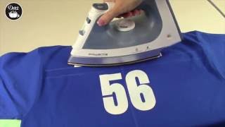 How to apply Dritz Iron-On Lettering screenshot 3