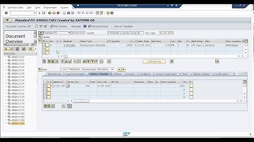 SAP MM step-by-step: Display a purchase order (4)