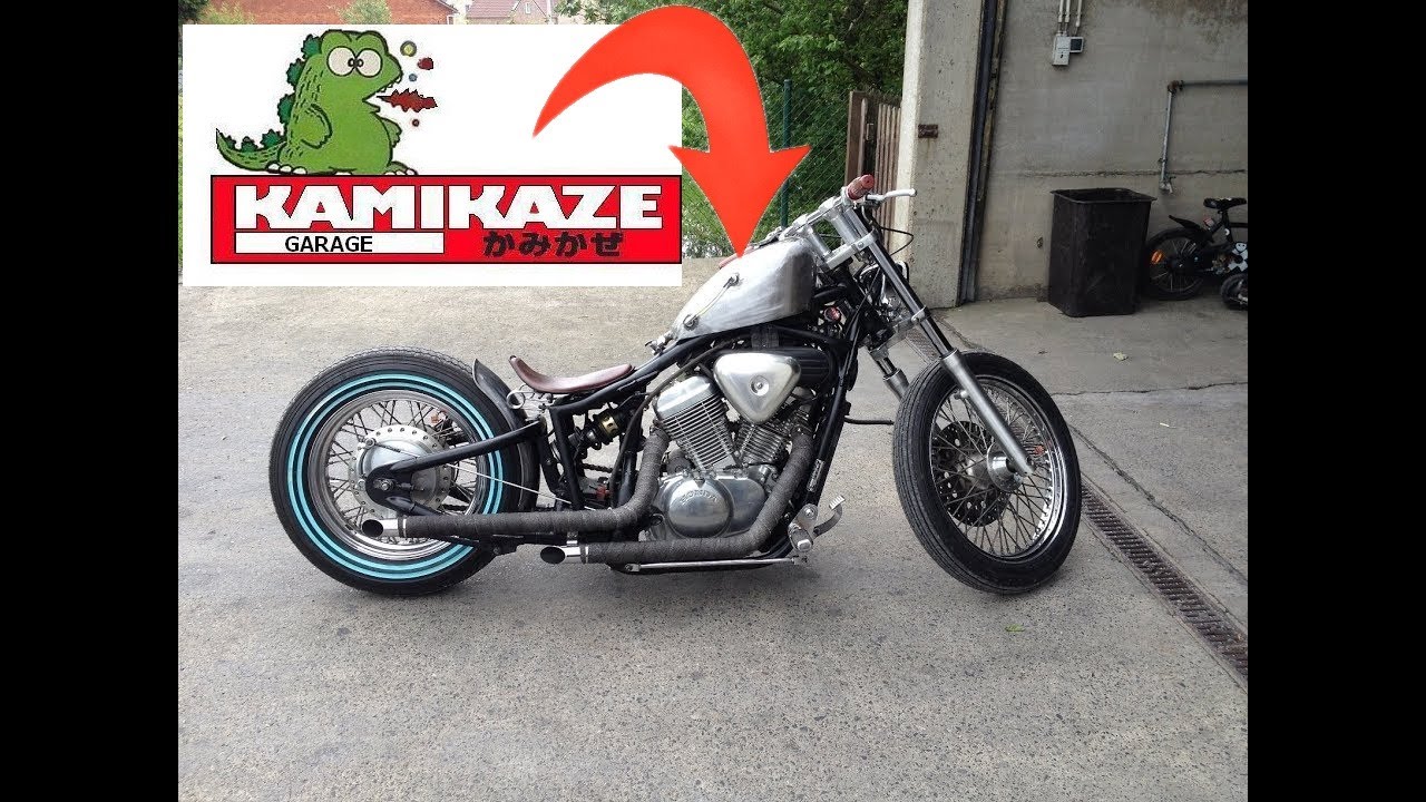 HONDA SHADOW 96 vt600 EXTREME TRANSFORMATION BOBBER steed 