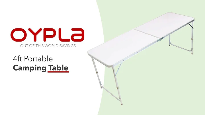 4ft Folding Outdoor Camping Kitchen Work Top Table