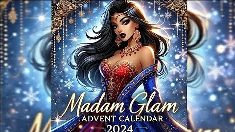 12 Days of Christmas Advent Calendar - Day 5 Unboxing & Stamping Nail Art @madamglamofficial