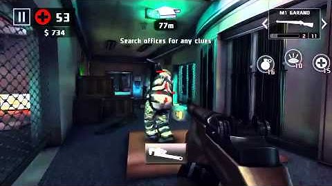 Dead Trigger 2, Iphone 5 gameplay