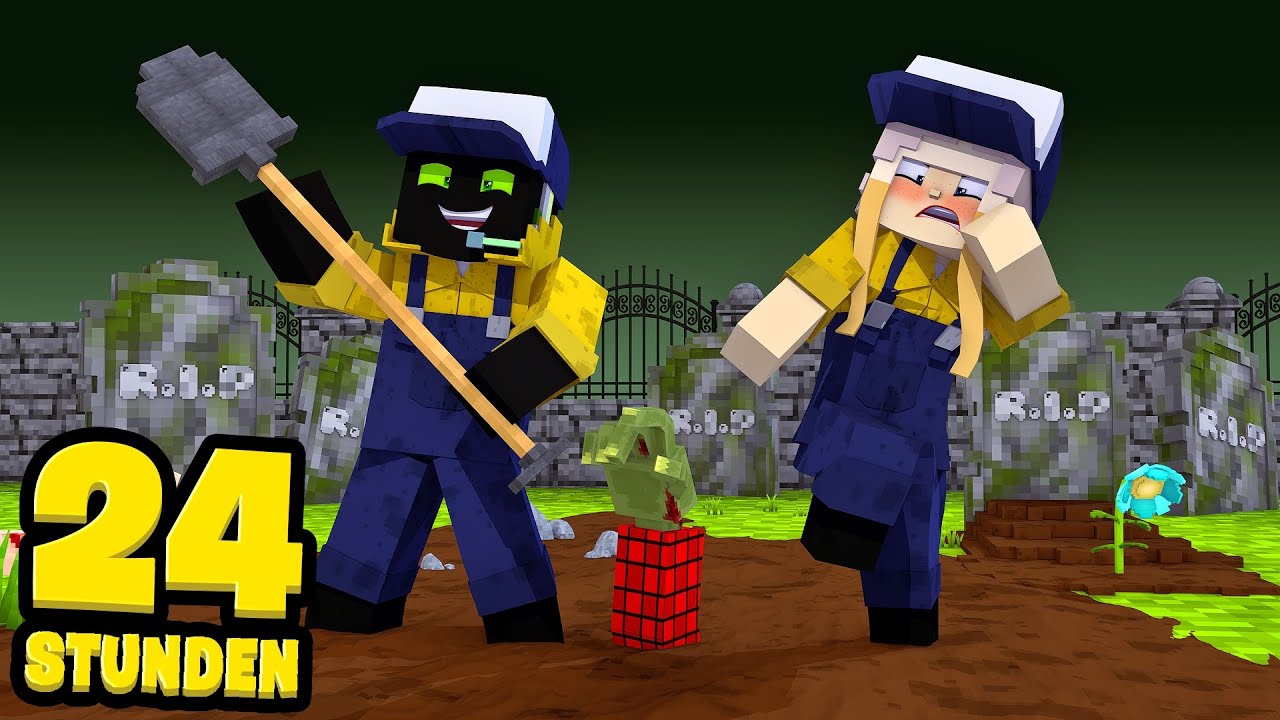 24 STUNDEN auf DEM FRIEDHOF ARBEITEN?! - Minecraft [Deutsch/HD] blockchain que es