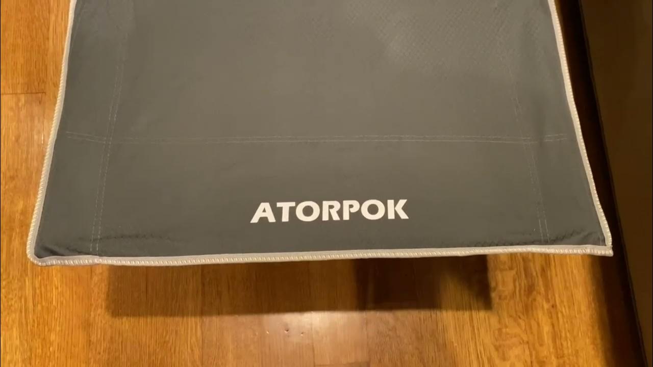 ATORPOK Camping Cot for Adults with Cushion, Strong, comfortable