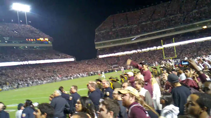 Texas A&M vs. Nebraska 11/20/10 Post Game: Running on Kyle Field