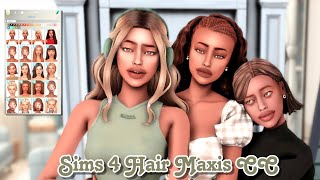 Sims 4| Maxis Match CC’s Hair Folder | 200 🤎