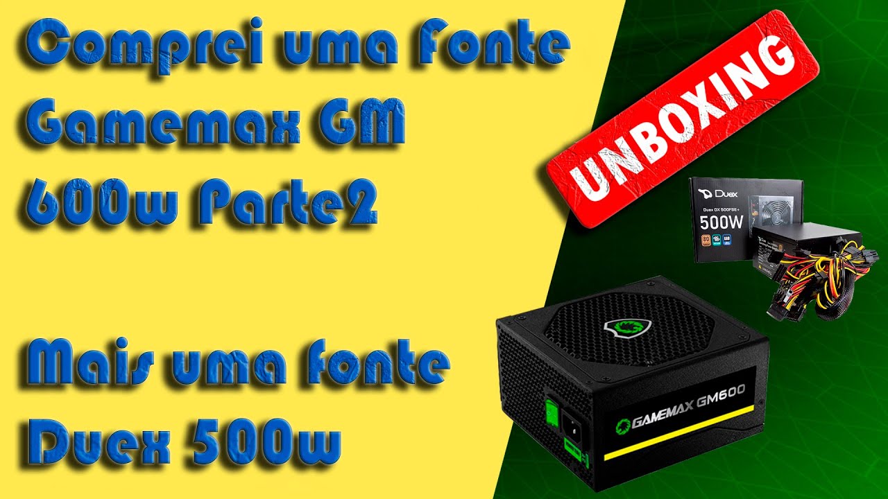 Fonte Semi-modular 600w Gm600 80 Plus Bronze 2-eps Gamemax