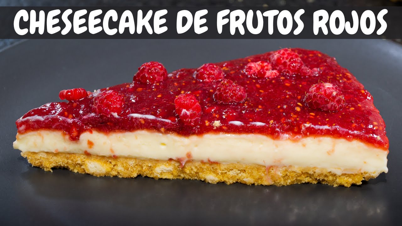 Clásico Postre! Cheesecake de Frutos Rojos sin Horno | Abelca