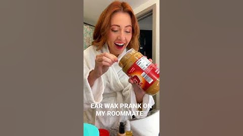 EAR WAX PRANK ON ROOMMATE! #tiktok #funny