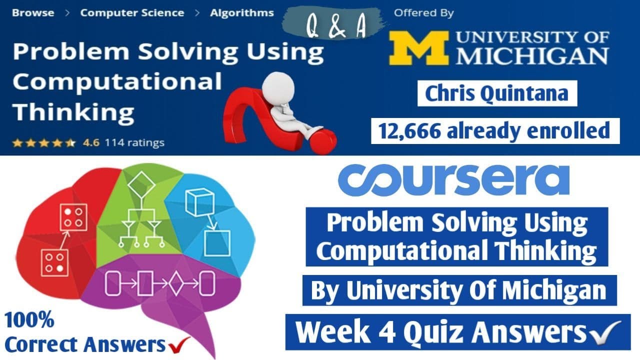 problem solving using computational thinking coursera quiz answers